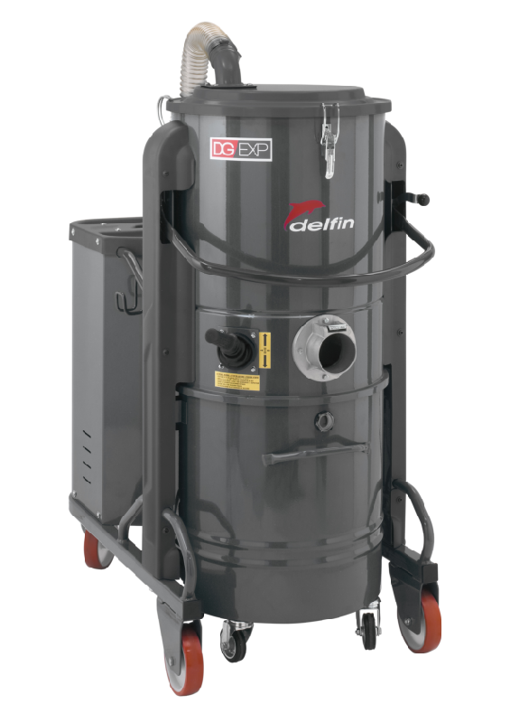 Aspirateur industriel - Delfin DG 30 Export - 2,2 kW - Débit 300 m³/h - Bac 100 L_0