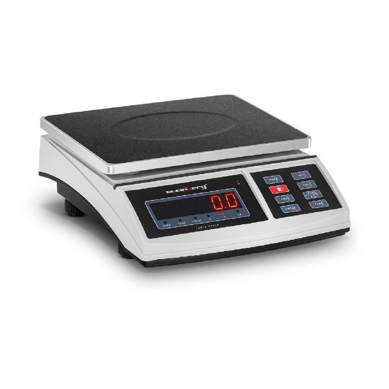 BALANCE DE TABLE CUISINE PÈSE ALIMENT - 15 KG / 0,5 G - 21 X 27 CM - LED 14_0000040_0