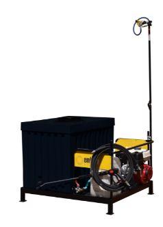 Brumisateur + nettoyeur haute pression monté sur skid métal - moteur essence Honda - 205 bars - cuve 500 L - 4-170-8h1b0.84_0