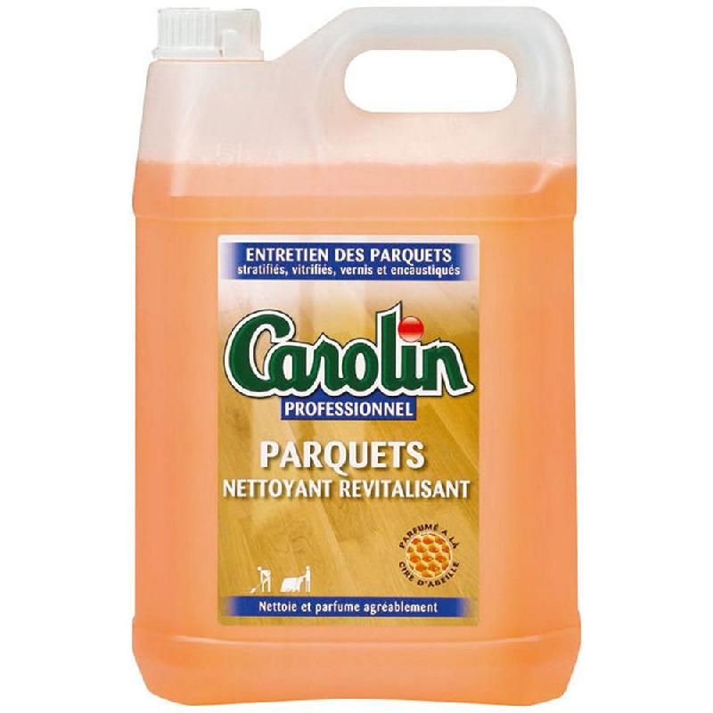 CAROLIN CAROLIN NETTOYANT PARQUETS MIEL ET LAIT 5 L BIDON