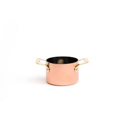 Comas Mini casserole double paroi  Ø9X6Cm cuivre Modèle Gourmet X 2 Unités - 18425734074957_0
