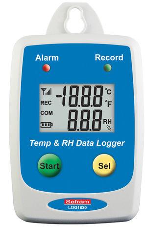 Datalogger température interne et humidité, seuils et afficheur lcd - SEFSEFRAMLOG1620_0
