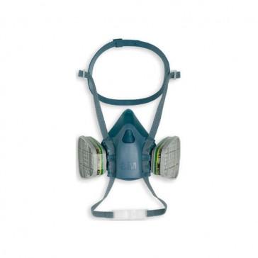 Demi-masque en silicone - système baïonnette - petite taille - 3M France_0