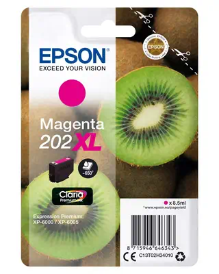 Epson Kiwi Singlepack Magenta 202XL Claria Premium Ink_0