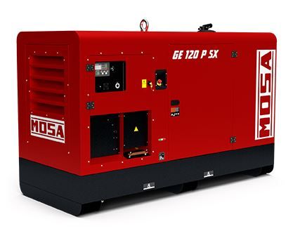 GE 120 PSX Groupe électrogène - Mosa - Supersilencieux, moteur diesel Perkins, alternateur triphasé 50 Hz - 104 kVA_0