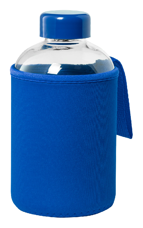 Gourde en verre - 600 ml avec capuchon assorti et couvercle softshell_0