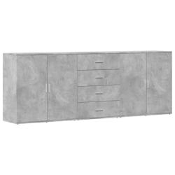 Helloshop26 - Buffet bahut commode armoire meuble de rangement organisateur cuisine salle de séjour salons 3 pcs bois d'ingénierie 02_0037138 - 3000_0