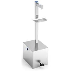 Lioninox Distributeur de gel hydroalcoolique haute capacité à pédale - 3701637618329_0