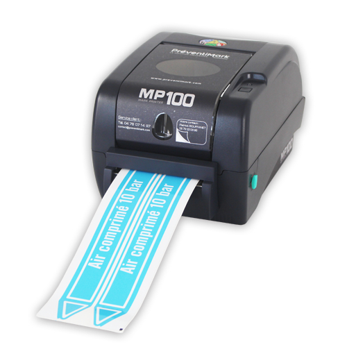 MP100 / Imprimante signalétique d'étiquettes adhésives à transfert thermique_0