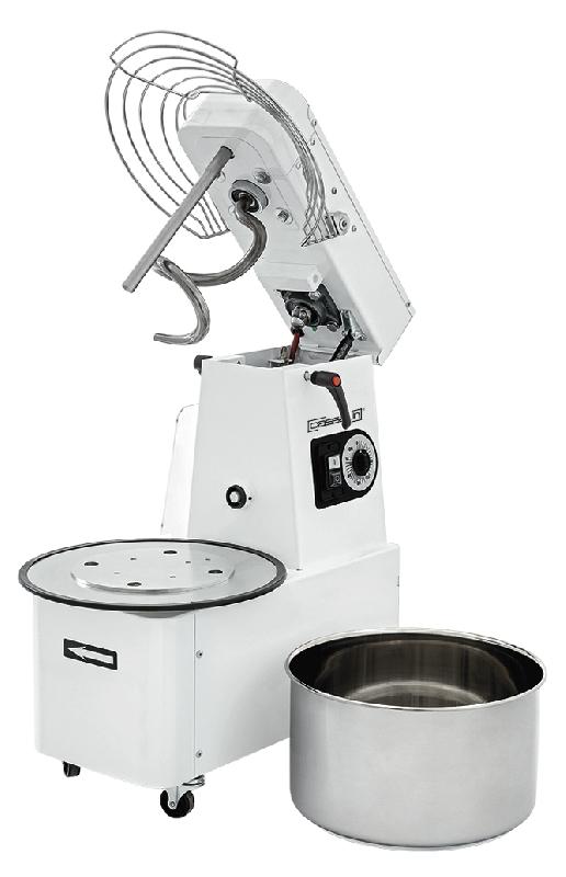 Pétrin à spirale tête relevable et cuve amovible 25Kg CASSELIN CPSTRCA25_0