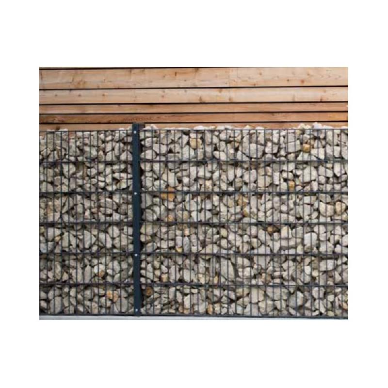 Poteau gabion 120x40mm - gris 7016_0