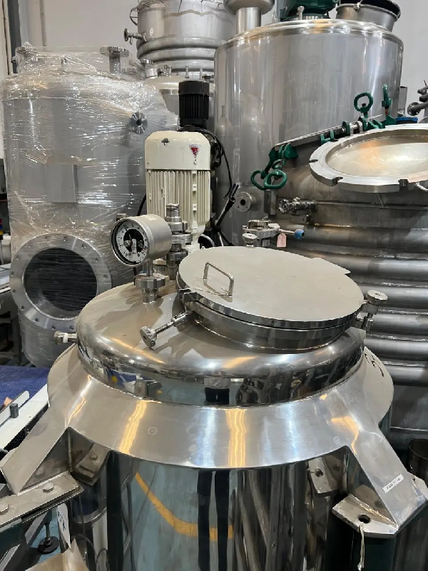 Réacteur inox 500 litres d'occasion avec coque et agitation - référence                        :                         c10007_0