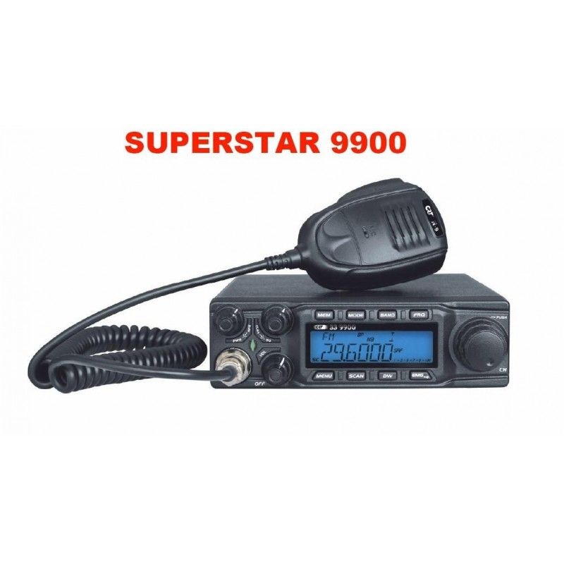 Superstar 9900 - Émetteur-récepteur radio CRT - Modes AM/FM/USB/LSB - 28-29.7 MHz - 30W/50W/60W - Écran LCD 7 couleurs_0