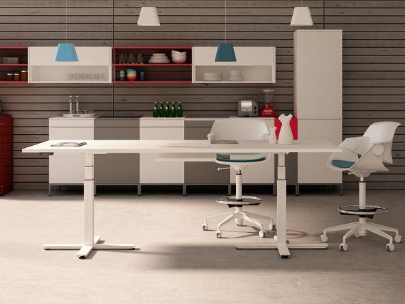 Table de réunion avec réglage en hauteur électrique_0