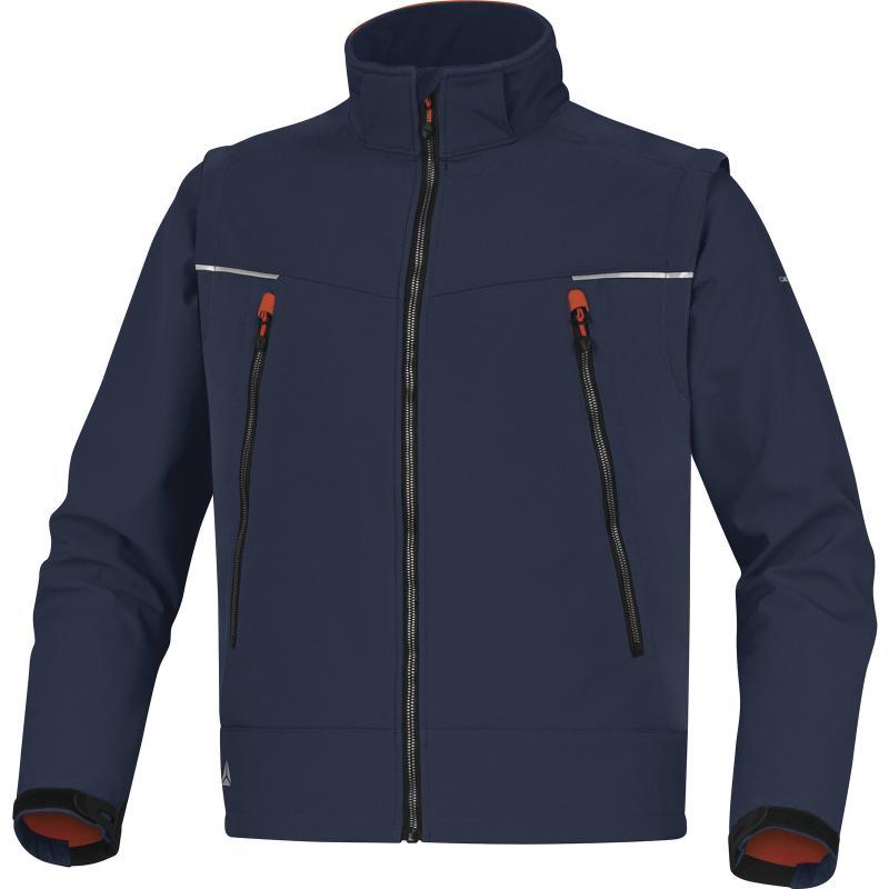 Veste softshell 2 en 1 - polyester/élasthanne 3 couches laminées - manches amovibles - Orsa_0