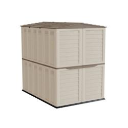 Art Plast Abri de Jardin Extérieur 5500L Beige - Cabanon de jardin en Polypropylène 151x208x200 - Rangement Outils, Vélos, ARTPLAST - beige 8010693_0