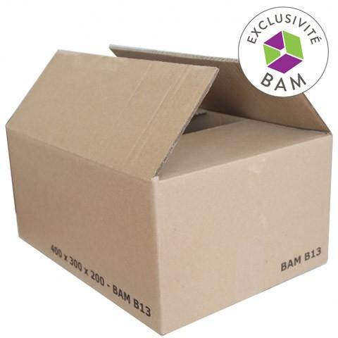 Caisse BAM - carton double cannelure - fabriqué en Bretagne - 3 tailles standard_0