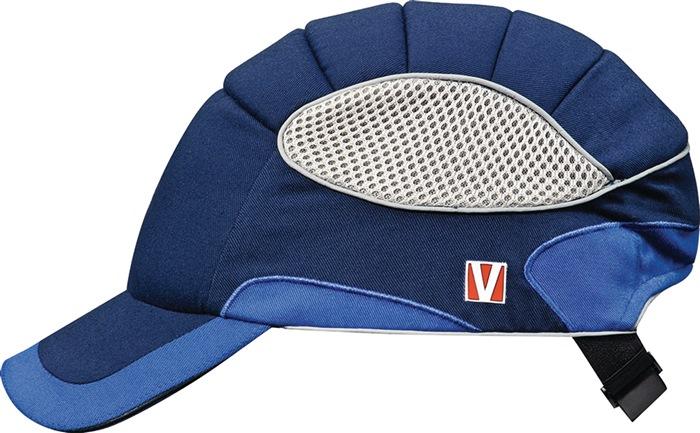 Casquette de protection VOSS-Cap pro 52-60 cm bleu cobalt/bleu granulation 65 % coton / 35 % polyester EN812:2013-04 VOSS_0
