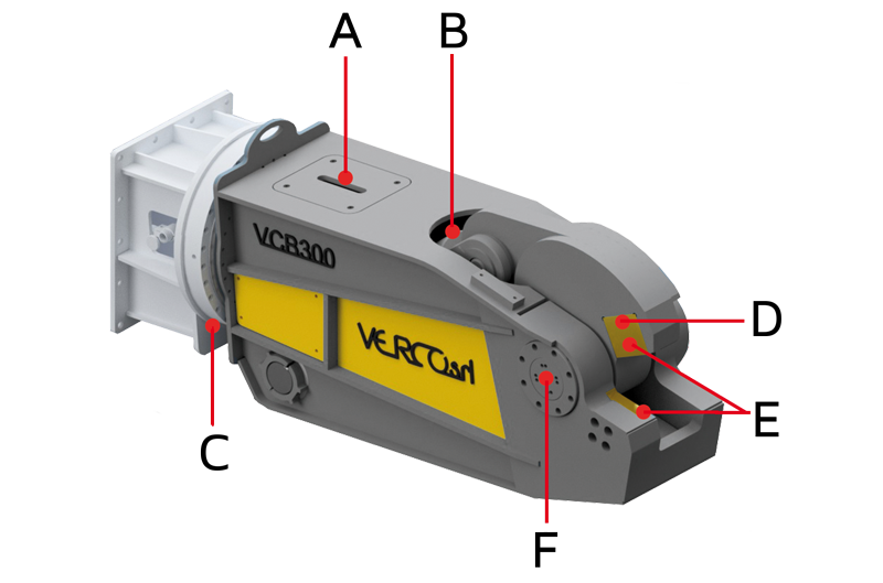 Cisaille casse rail Verco - Structure renforcée et coupe rapide pour voies ferrées jusqu'à 900N/mm²_0