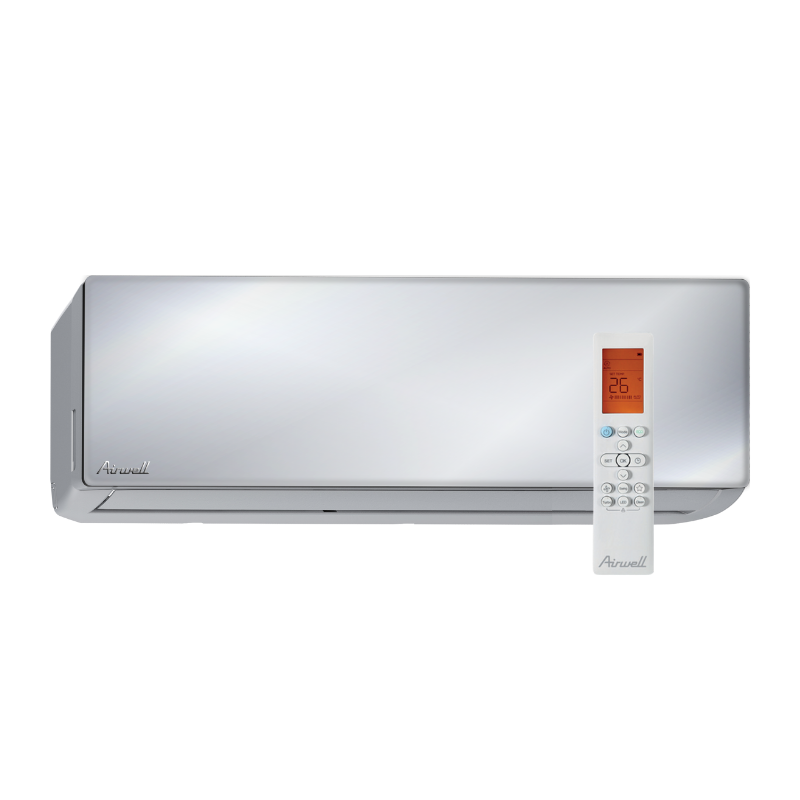 Climatiseur mural réversible HDMB Harmonia Miroir 3,5 kW WiFi intégré - Airwell - 7SP024035_0