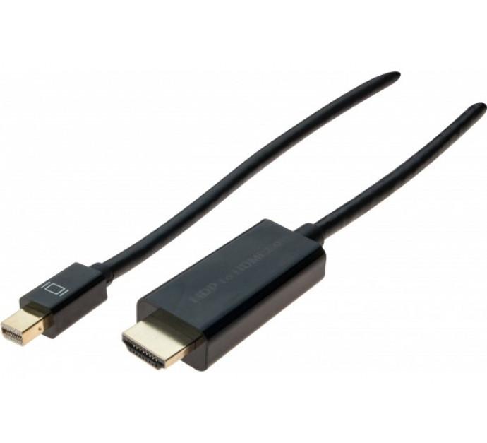 Cordon Mini DisplayPort 1.2 vers HDMI 2.0 actif - Ultra HD 4K 60Hz - 2m - Réf. 128147_0