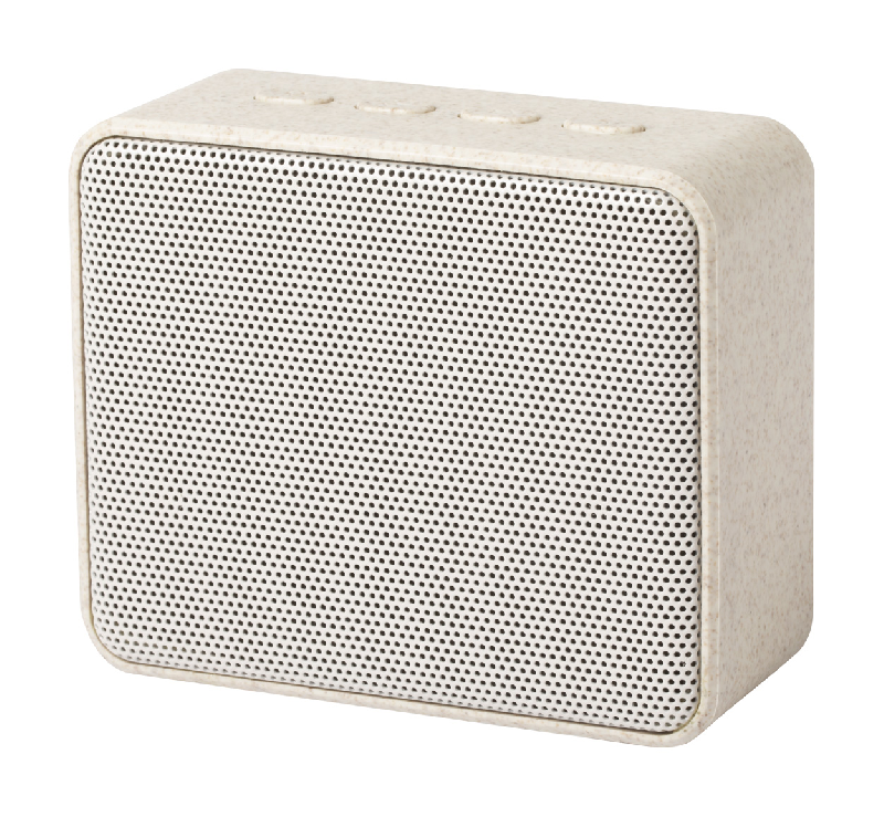 Enceinte Bluetooth - boîtier en paille de blé - pile rechargeable - lecture USB et micro SD_0