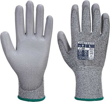 Gants anti-coupures gris XL - Niveau C - Protection contre chaleur et objets tranchants_0