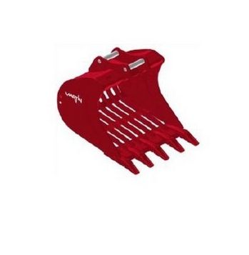 Gsq28-600EXM03 - Godet squelette pour minipelle 1,8-2,8T - Uniter45 - Largeur 600 mm - Attache Martin M03_0