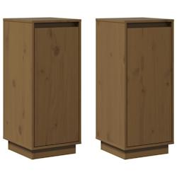 Helloshop26 - Buffet bahut commode armoire meuble de rangement organisateur cuisine salle de séjour salons lot de 2 31,5 x 34 x 75 02_0036884 - 30002_0