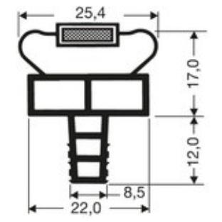 Joint pvc magnetique pour meubles frigos jpc-183_0
