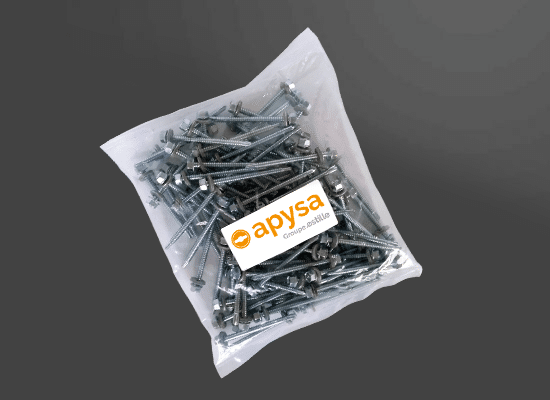 Mise en sachet flexible sur mesure avec un large choix de gaines et double soudure - APYSA_0