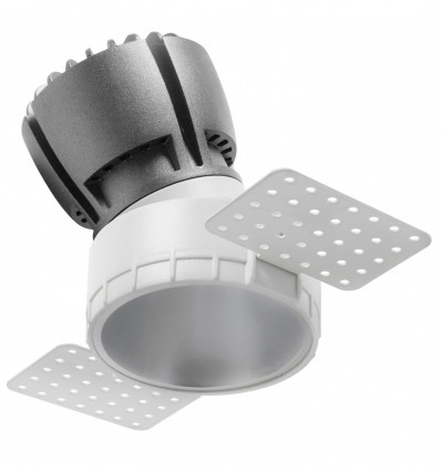 Plafonnier trimless NOK2T 1-10V, Push LED COB 12.80W 4000K blanc - Indeluz 7161_0