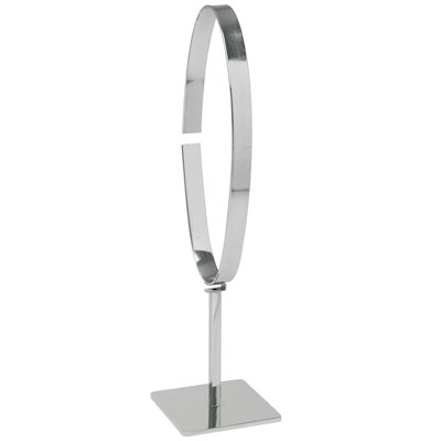 Présentoir à ceinture chromé - Dimensions ø 35 x H 51 cm - Hauteur fixe 51 cm_0