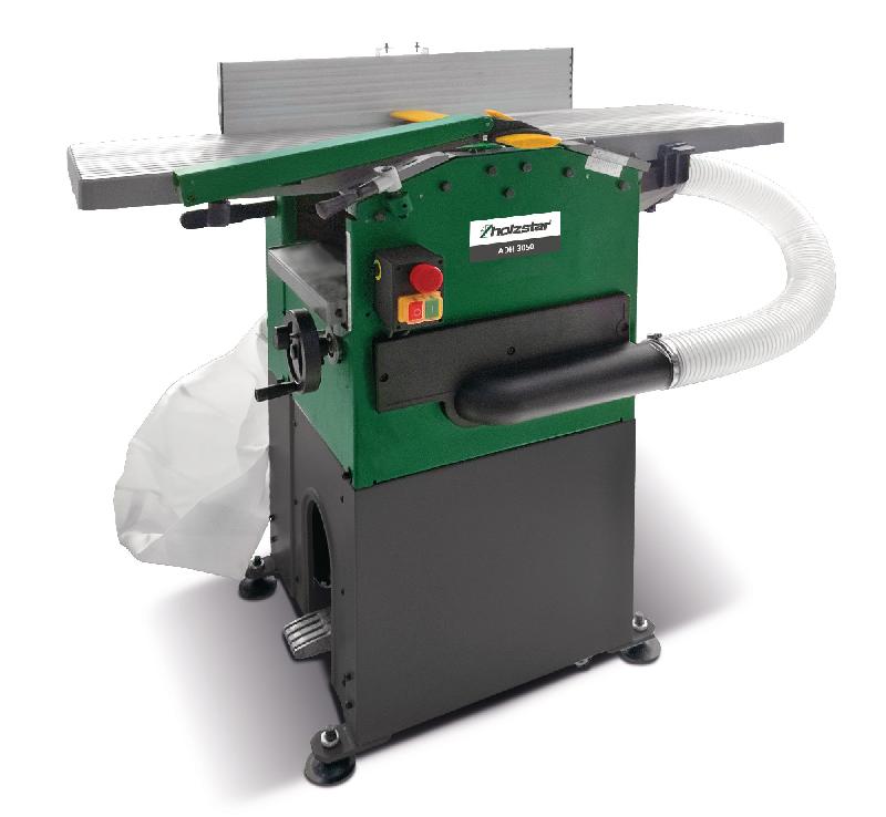 Raboteuse dégauchisseuse 305 mm 2 fers à rabot avec aspiration intégrée 1,25 kW 230V Holzstar ADH3050 230V_0