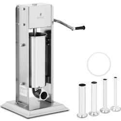 Royal Catering - Royal Catering Poussoir À Saucisse Machine A Viande Manuel Vertical Bourreuse Embosseuse Charcuterie Main RCWV-5L (Volume 5 l, - 425_0