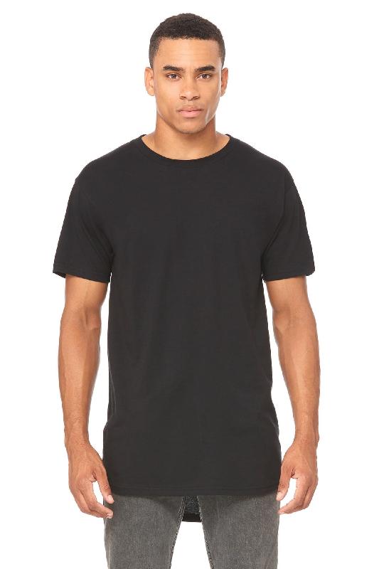 T-shirt homme coupe longue - Bella + Canvas - Réf: BE3006 - 100% coton peigné ring spun - Taille XXL_0