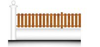 Telemaque 120 - clôtures en plastique - rothe fermetures - clôture pvc - traverses aluminium 50 × 30 mm_0