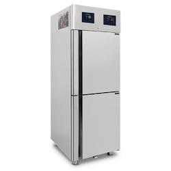 Virtus group Réfrigérateur 350+350 Litres En Inox à 2 Températures GN 2/1, -2°/+8°C|-10°/-22°C - Wifi - Virtus - BMC0012/FN - 0698142313005_0
