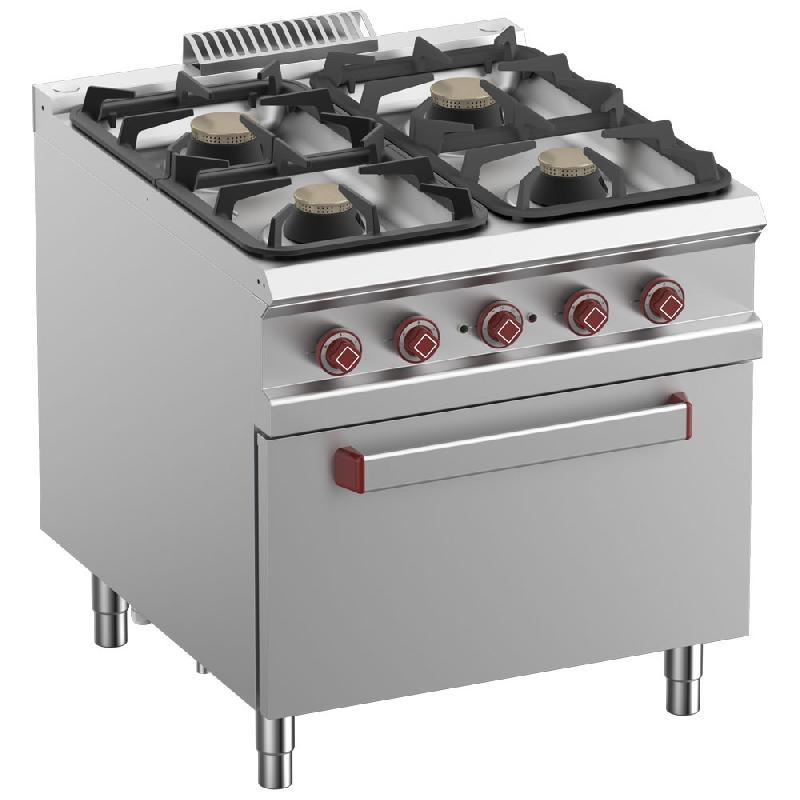 Fourneau 4 feux gaz, four électrique GN 2/1_0