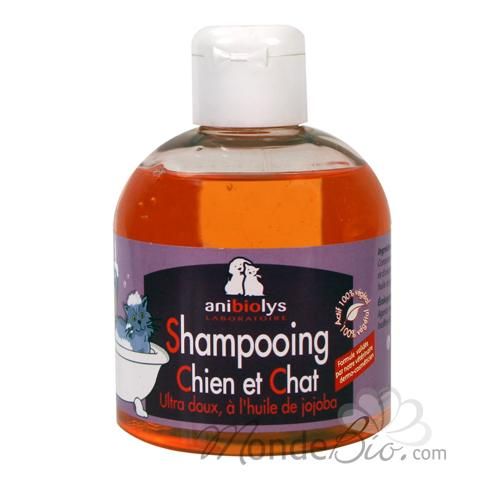 ANIBIOLYS - SHAMPOOING CHIEN ET CHAT LAVAGES FRÉQUENTS AU JOJOBA 300ML