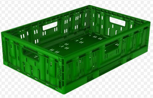 Bac pliable RPC 6416 - plastique, 600x400x165 mm, 32 litres, capacité de charge 15 kg_0