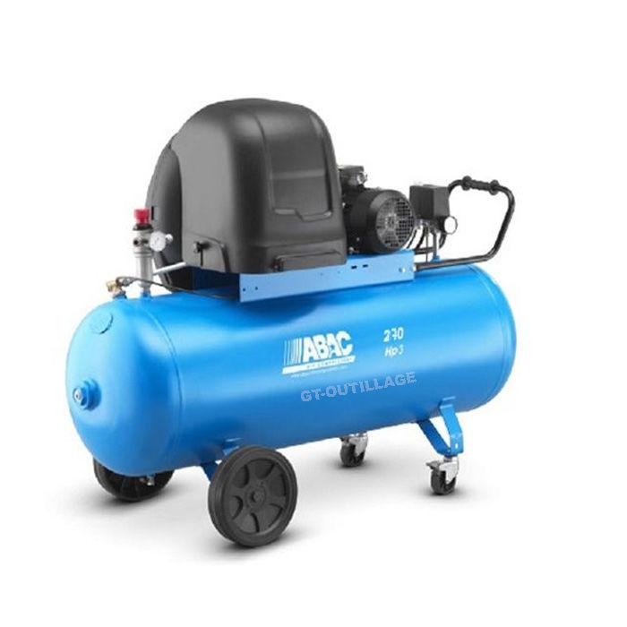 Compresseur à piston insonorisé 270 litres 3 cv ABAC - 11573414_0