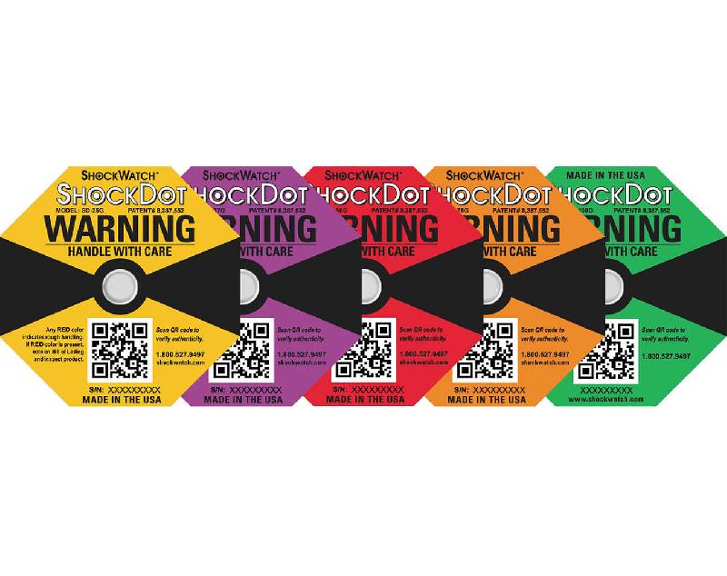 Indicateur de choc - 530013 – Indicateur de choc vert SD100G_0