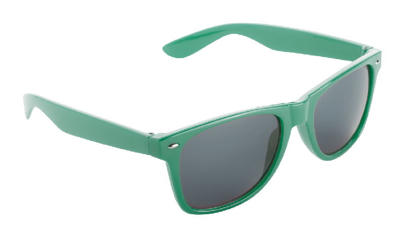 Lunettes de soleil ''Xaloc'' - plastique - protection UV 400 - couleur vert foncé_0
