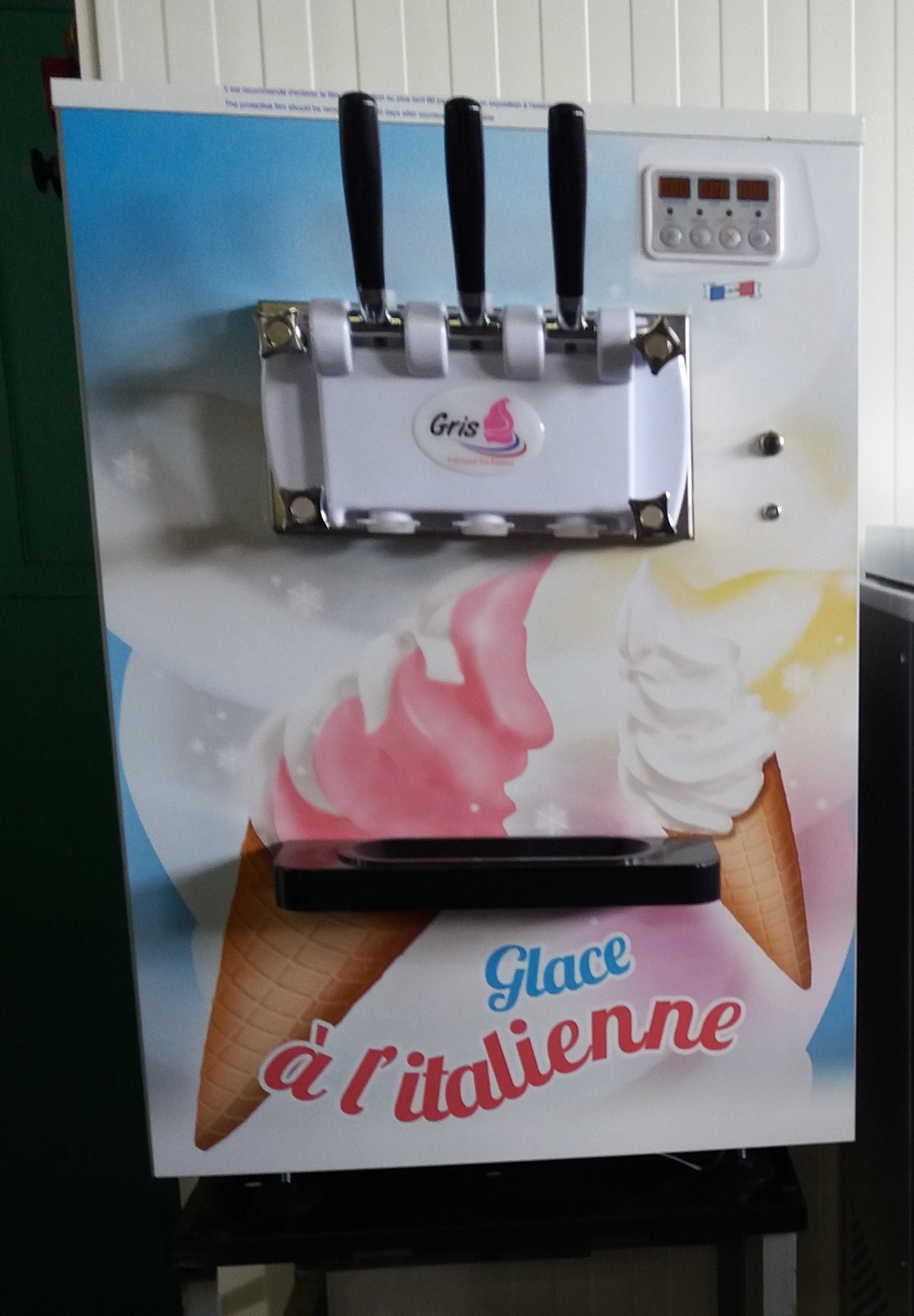 Machine a glace de comptoir 2.2kw 2 parfums  made in france_0