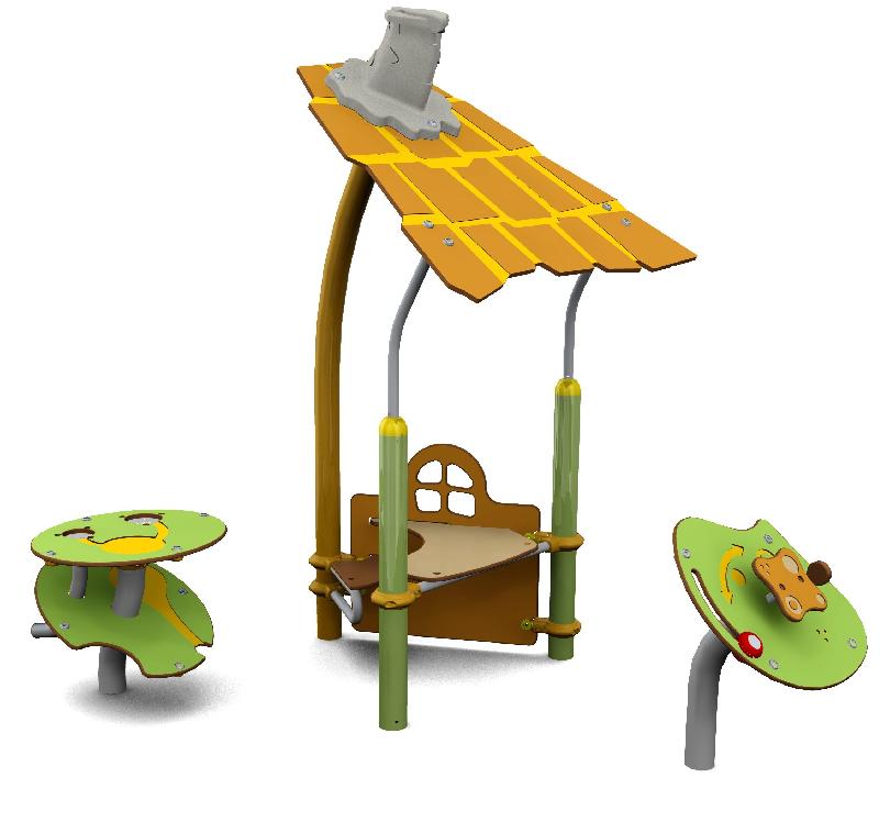 Maisonnette Piccolo Forestic 5 activités 1/5 ans - MSNTPR-HS02_0