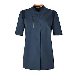 Molinel - veste femme mc chill marine lavé t00 - 32/34 bleu plastique 3115992464284_0