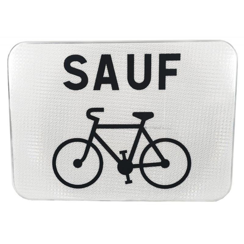 Panonceau prescription M9v2 - Ne s'applique pas aux cyclistes - WP Signalisation_0