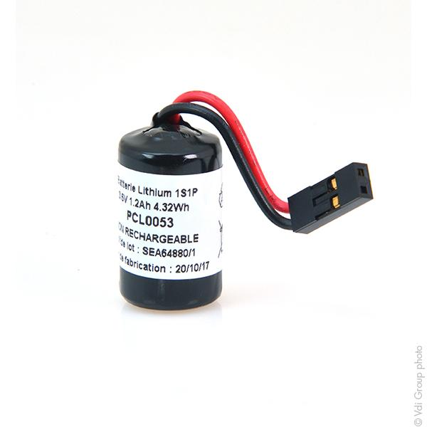 Pile lithium LS14250 1/2AA 3.6V 1.2Ah - Connecteur Berg - Marque NX_0