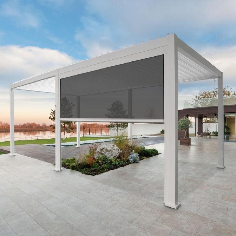 Store latéral pour pergola bioclimatique ombréa® - 3 m - blanc_0